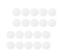 BUTIFULSIC Protège-badges Ronds de 55mm en Pvc Transparent Lot de 20 Protection Fragile et Rangement Pratique pour Badges Souvenirs pour Collection et Exposition