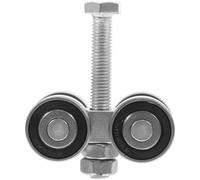 BUTIFULSIC Roulette en Acier Inoxydable à Double Roulement pour Porte Coulissante, Installation Simple et Fonctionnement Fluide, Adaptée aux Portes de Grange