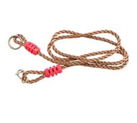 BUTIFULSIC Sangle de Balançoire Accessoires Suspendre en PP Réglable Extérieure Anneau Rond en Nylon Robustes Couleur Aléatoire pour Balançoire de Patio et Camping