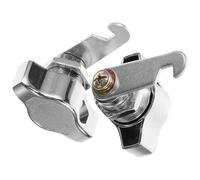 BUTIFULSIC Serrure à Entailler pour Tiroir en Alliage de Zinc Argenté, Lot de 2 Pièces, Solution Fiable pour Remplacer Serrure Cassée, Design Élégant et Pratique pour Armoire