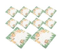 BUTIFULSIC Serviettes en Papier Couleur Vive à Motifs Animaux Jungle pour Fête, 20 Pièces, Impression Résistante la Décoloration pour Shower et Décoration de Fête