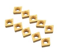 BUTIFULSIC Set Complet D'outils de Tournage Cnc Barre D'alésage Clcr en Acier de 6 à 12 Mm, 10 Inserts Ccmt0602 et 5 Clés, pour Outillage Menuiserie et Travail du Métal