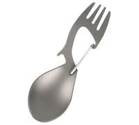 BUTIFULSIC Spork Multifonction en Titane Ultraléger Ouvre-bouteille Intégré, Ustensiles de Randonnée Pratiques et Non Corrosifs pour Camping et Scoutisme