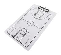 BUTIFULSIC Tableau de Basketball Double Face en Pvc, Effaçable à Sec, Portable pour Communication et Entraînement sur Terrain de Basketball