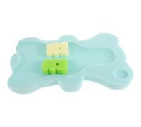 BUTIFULSIC Tapis de Bain pour Bébé en Éponge Douce Multifonctionnelle, Lavable en Machine, pour Bain et Change, Coussin Confortable pour Nourrissons et Tout-Petits Couleur Couleur Aléatoire