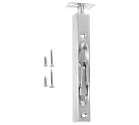 BUTIFULSIC Verrou Coulissant Sécurité et Retrait Facile en Acier Inoxydable Argenté à Encastrer 6 Pouces pour Portes Françaises et Coulissantes