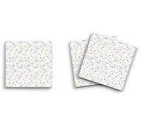 Butler in the Home Lot de 12 blocs-notes adhésifs de 7,6 x 7,6 cm, 50 feuilles par bloc, papier arc-en-ciel, jolis blocs-notes amusants, blocs-notes pour papeterie, journal, agenda