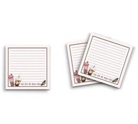 Butler in the Home Lot de 3 blocs de notes adhésives 7,6 x 7,6 cm, 50 feuilles au pouce carré par bloc, « You Give Me Boba Flies », « Papeterie », « You Give Me »