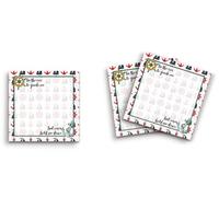 Butler in the Home Lot de 3 blocs de notes adhésives 7,6 x 7,6 cm, 50 feuilles par bloc, « Be The One to Guide Me, But Never Hold Me Down », « Boat Anchor »