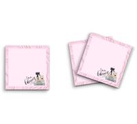 Butler in the Home Lot de 3 blocs de notes adhésives de 7,6 x 7,6 cm, 50 feuilles au pouce par bloc, « I"m a bloger », « I'm a bloger », « Video Camera », « I"m a Blogger », « Memo », « Cute Funny », « Memo