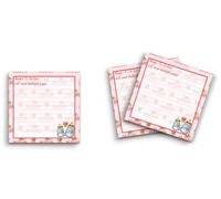 Butler in the Home Lot de 3 blocs de notes adhésives de 7,6 x 7,6 cm, 50 feuilles par bloc, la liste de choses à faire pour maman aura besoin de plusieurs pages, jolis blocs-notes amusants, papeterie, journal, planificateur
