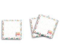 Butler in the Home Lot de 3 blocs de notes adhésives de 7,6 x 7,6 cm, 50 feuilles par bloc, lumières caméra d'action YouTube, bloc-notes mignon et amusant, papeterie, journal, planificateur