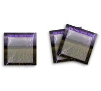 Butler in the Home Lot de 3 blocs de notes adhésives de 7,6 x 7,6 cm, 50 feuilles par bloc, Time to Weather The Storm Lightning in Field, mignons blocs-notes amusants, papeterie, journal, planificateur, papier