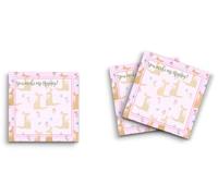Butler in the Home Lot de 3 blocs de notes adhésives de 7,6 x 7,6 cm, 50 feuilles par bloc, « You Make My Hoppy Kangouroo », « You Make My Hoppy » - Jolis blocs-notes amusants et mignons - Papeterie, journal, planificateur