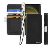 Butnyeoe Funda Samsung Galaxy S25 Edge Libro,Carcasa Samsung Galaxy S25 Edge Plegable Cartera,PU Cuero Flip Cover Case Con Ranuras Para Tarjetas Soporte Plegable y Cierre Magnético,Negro