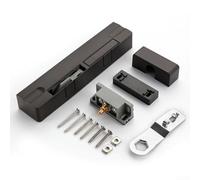 Butoir d'amortissement hydraulique pour portes en bois, fermeture douce et contrôlée, design anti-pincement à la main (blanc-droite)