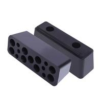 Butoir de Guidage Tampon Caoutchouc pour Camion et Remorque, Butoir de Quai, Bandes de Protection Anti-Collision pour Pare-Chocs Arrière de Semi-Remorque et Fourgon(240 x 80 x 90 mm)