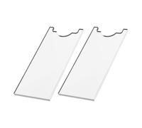 Butoir de lit - 2 pièces - Transparent - Butée de lit - Tampon mural antidérapant pour la sécurité et la protection anti-basculement - Empêche les risques liés au canapé et à la chaise