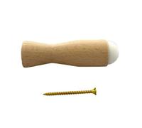 Butoir de plinthe bois de hêtre longueur 80mm - INDUSTRIE - 19602263