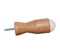 Butoir de plinthe en hêtre vernis - longueur 60 mm CIVIC