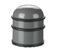 relaxdays Butoir de porte inox rond