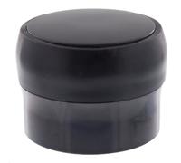 Butoir de porte au sol WAGNER BLACK DELUXE - Ø 40 x 30 mm, plastique, noir brillant, autocollant, amovible - 15522511