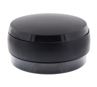 Butoir de porte au sol WAGNER BLACK DELUXE - Ø 45 x 25 mm, plastique, noir brillant, autocollant, amovible - 15522411