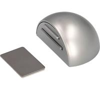 Butoir de porte autocollant avec support magnétique, chrome mat