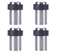 Butoir de Porte de Sol 6 cm en Acier Inox Arrêt de Porte Butée Bloque Porte (Lot de 4)