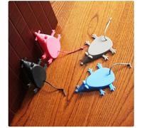 Butoir De Porte En Caoutchouc Silicone, Bloc De Porte Pour Enfants, Anti-Dossier, Sécurité À Main, Carte De Porte Suspendue, Livraison Directe