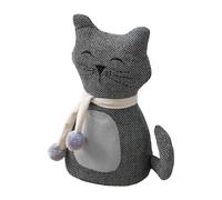 Butoir De Porte En Forme De Chat Mignon - Bloque-porte En Tissu Décoratif Lesté Pour Appartement, Chambre Et Dortoir, Séjour De Porte Amusant En Forme D'animal De Dessin Animé Pour La Maison, Le Burea