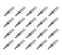 Butoir de porte for armoire, 10/20 pièces, amortisseur fermeture en douceur, pousser for ouvrir le tiroir, douce et silencieuse, tampon poignée Invisible Pour Porte(20pcs)