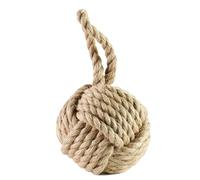 Butoir De Porte Lourd Avec Conception Et Poignée En Forme De Nœud De Corde, Butée De Porte Décorative, 1,3 Kg/2,86 Lb, 15 X 15 X 15 cm, for Porte Et Fenêtre