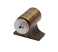 Butoir de porte magnétique Invisible, bloc de porte en acier inoxydable for la Protection des murs et des sols, Durable et sécurisé(Brass)