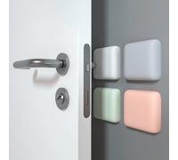 Butoir de Porte poignée en Silicone pare-chocs auto-adhésif muet Anti-choc Protection Porte Pad amélioration de l'habitat mur protecteur Pad Grey