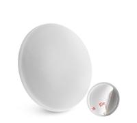 Butoir de porte pour les murs, 2 x Ø 40 mm, Tampons amortissants auto-adhésifs en blanc, Tenue ultra forte avec adhésif, Protection murs contre les poignées de portes, Butée, Amortisseurs meubles