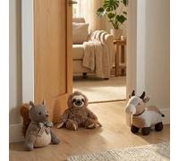 Butoir de porte rempli de sable en forme de paresse, de bœuf et d'écureuil/décoration d'intérieur, maintient la porte ouverte, choix de cadeau paresseux,Écureuil,vacheÉtoffe