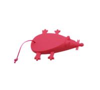 Butoir de Porte Rouge Souris en Silicone, Cale Décorative | Arrêt de Porte, Forme Souris, Usage Décoratif, pour Chat, Format Compact, pour Panier Présent