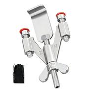 Butoir de porte solide qui n'endommage pas la fixation en acier - Installation simple - Idéal pour les chambres d'enfants et d'animaux domestiques - Bloc de perçage à visser