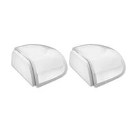Butoir de porte Transparent, support auto-adhésif, loquet monté au sol, for la Protection des murs et des meubles, 1/4 pièces(2PCS)