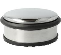 Butoir de porte WESTCOTT en acier inoxydable argenté