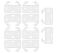 Butoir de Tiroir Blanc en Pp, Lot de 12 Pièces Vis