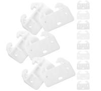 Butoir de Tiroir en Plastique Blanc, Lot de 15 Pièces, Forme Crabe
