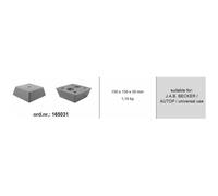 Butoir en caoutchouc pour crics, BOECK 165031