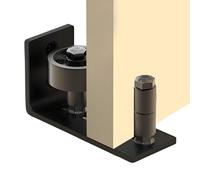 Butoir Pour Rail De Porte Coulissante,Stop Porte Coulissante | Montage Silencieux Pour Placard Salle De Bain Hôtel Portail Extérieur | Dortoir Hôtel Camping Car Placard Portail Extérieur