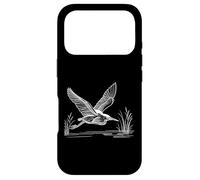 Butor d'Amérique Line Art Ornithologie Coque pour iPhone 17 Pro