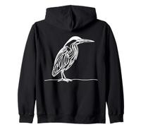 Butor Linéaire Observateur d'oiseaux Sweat à Capuche