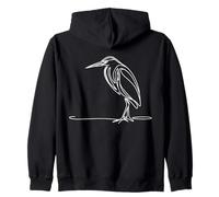 Butor Linéaire Ornithologue Sweat à Capuche
