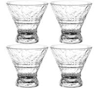 BUTORY Lot de 4 verres à Martini sans pied - 200 ml - Verres à Margarita classiques - Verres à martini classiques (b)