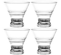 BUTORY Lot de 4 verres à Martini sans pied - 200 ml - Verres à Margarita classiques - Verres à martini classiques